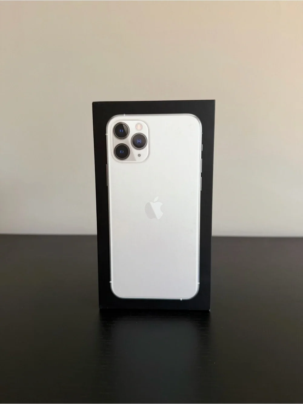 Apple iPhone 11 Pro Silver Retail Box Only w/ Inserts & SIM Tool 64GB - NO PHONE